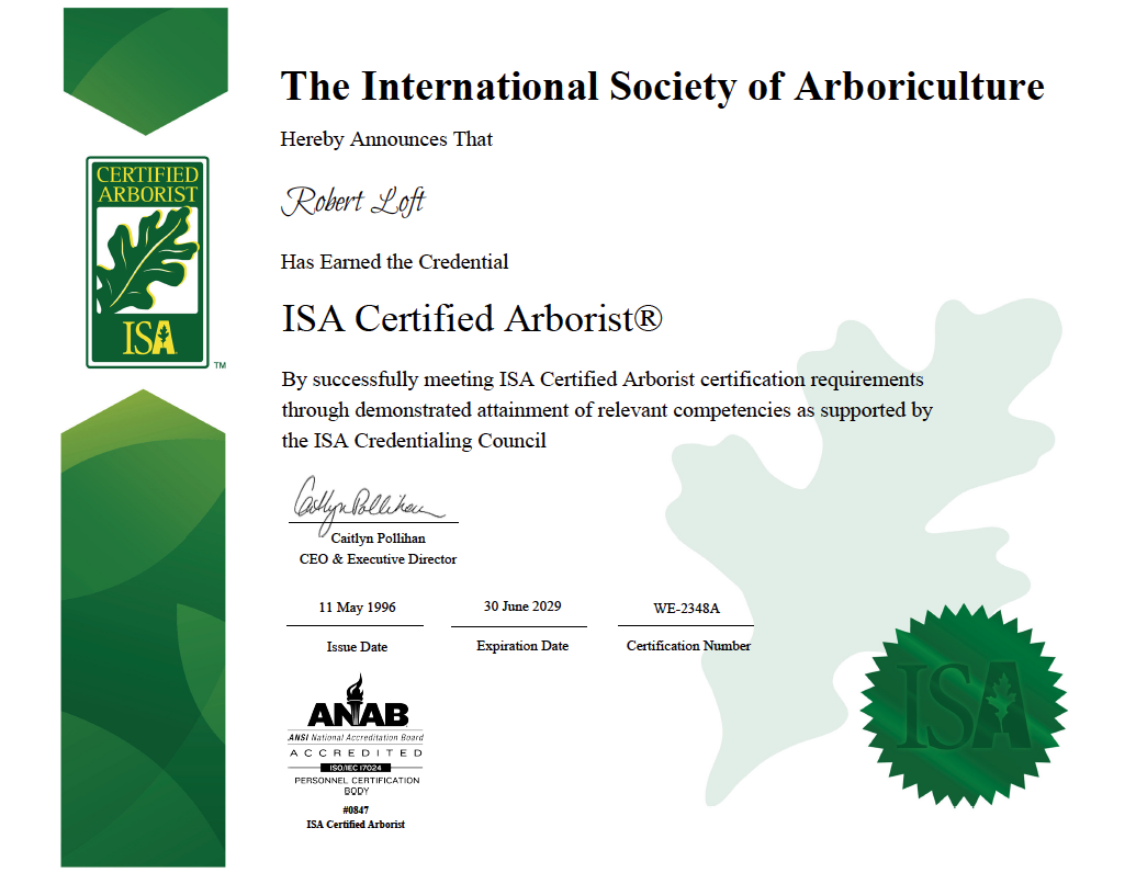 Bob Loft ISA Certificate 2026